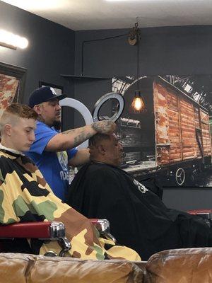 Humble Barbers doing their thing in Tulsa.