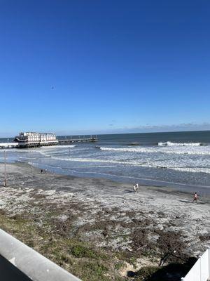 View of pier from our balcony!