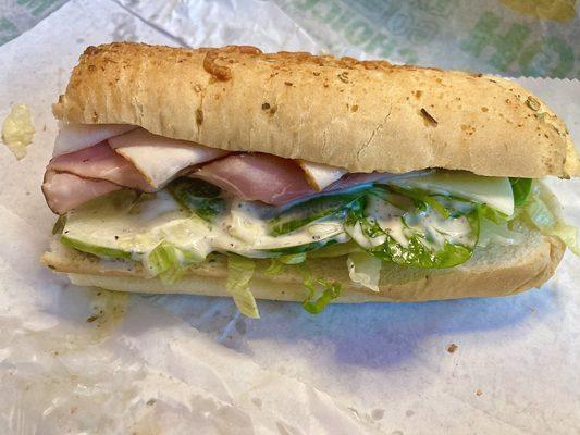 #11 Subway Club-I ate half before I realized she's not only delicious she's gorgeous too!!!