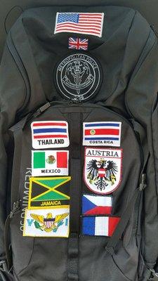 Flags on my pack