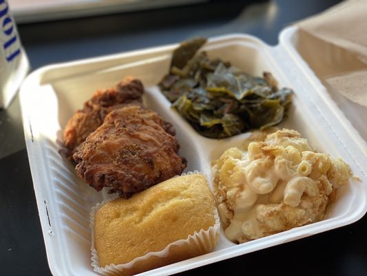 Fried chicken dinner.