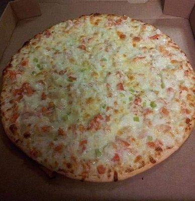 Creamy Crab Pizza (Lent)