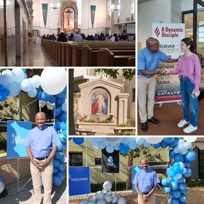 Father Mike Ume at the Eucharistic Congress in Covina, CA. October 2022