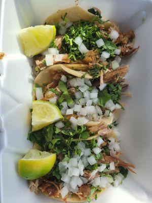 Carnitas tacos... the best around!