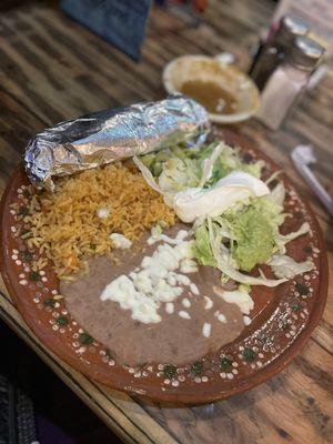 Rice and beans for Fajitas