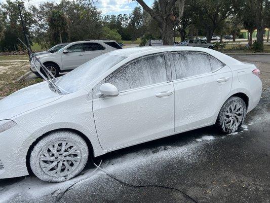 Snow foam!