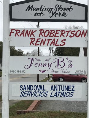 Frank Robertson Rentals - Side by side -  But we caught your eye.  Give us a call . 803 283 3355 To Manage - To Rent - To Lease