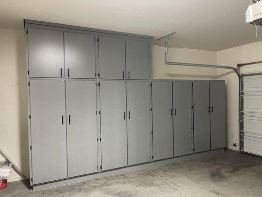 9ft high 16ft long garage cabinets