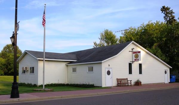 Outside the Turtle Lake American Legion