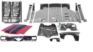 Replacement sheetmetal for Chevelle's, Impala's,Camaro's, Nova's, El camino's, Mustang's, Challenger's, GTO's and more