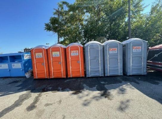 We can provide multiple portable toilet rentals for your next event.