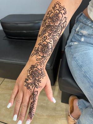 Henna Tattoo on Arm