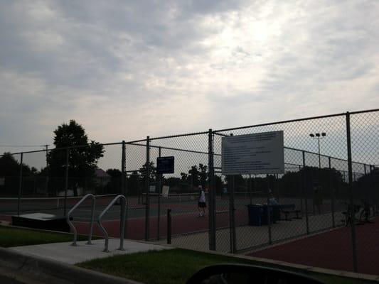 Tennis courts