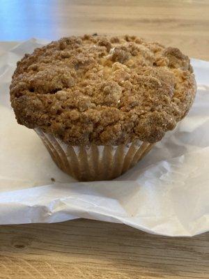 Peach cranberry muffin