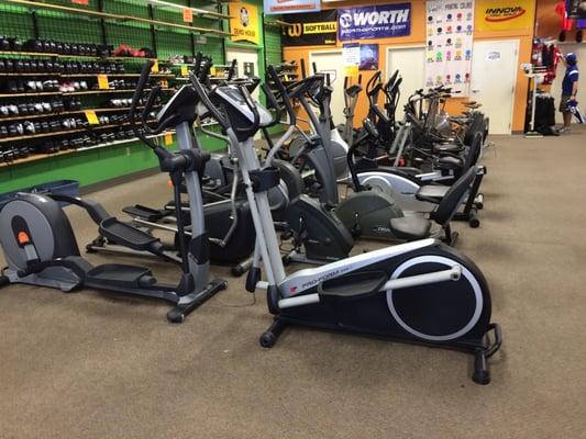 More exercise equipment