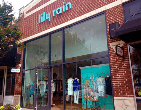 Lily Rain University Park Village Store front