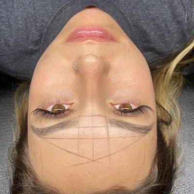 Brow mapping for exact measurements