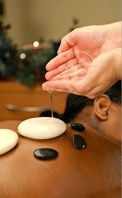 Hot stone treatment will relieve stress and pain while you're rejuvenated.