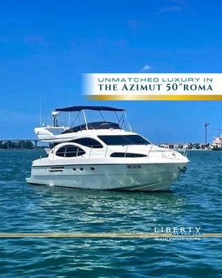 Unmatched luxury in the Azimut 50" Roma.