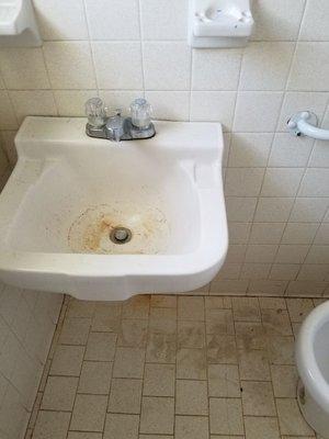 Deep/1st clean:
Sink