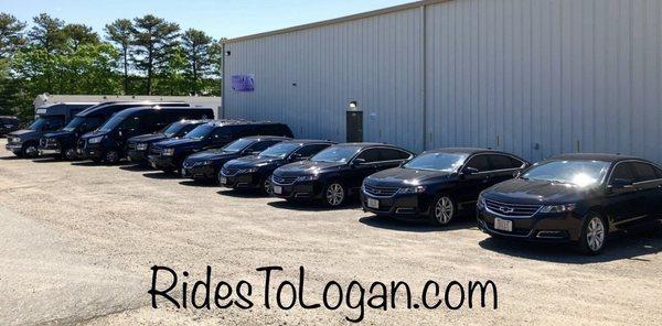 Special Occasion Limousines Airport Fleet.