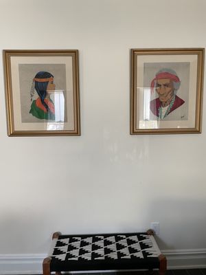 Custom framed artwork