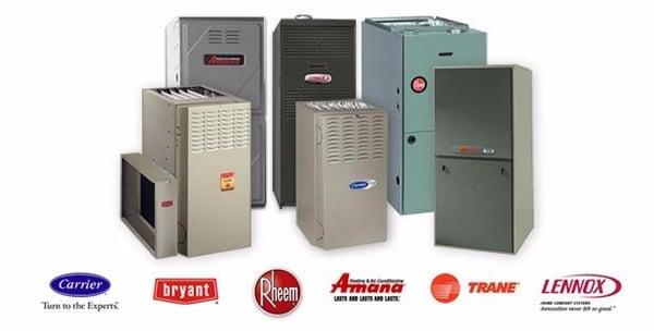 Major brands of Furnaces Service