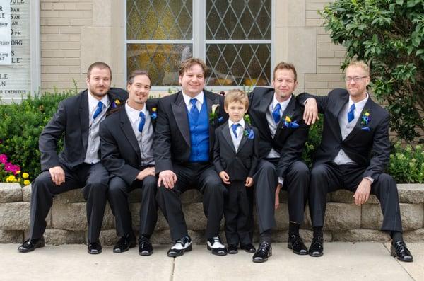 Groom, Groomsmen and Ring Bearer