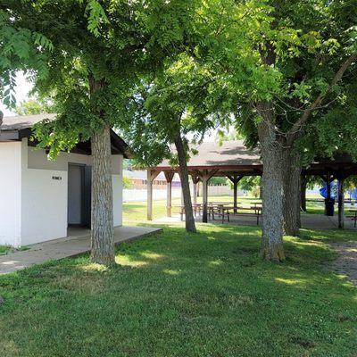 restrooms and shelter