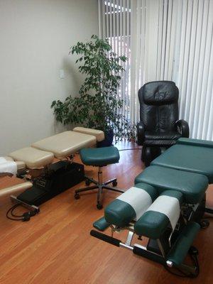 Treatment area & massage chair!