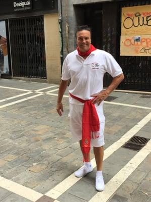 Running with the bulls in Pamplona, Spain (7/9/2015)