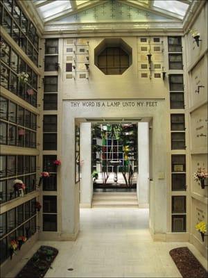 Chapel of the Chimes Mausoleum.