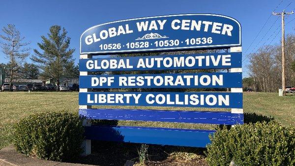 Global Automotive New Sign