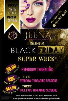 Black Friday Week Special!!