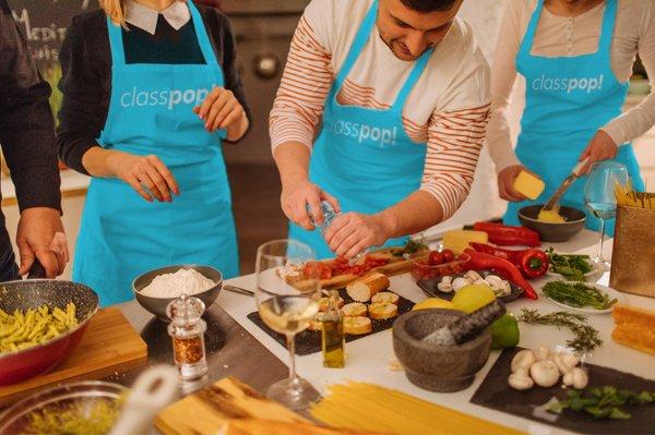 Pasta-making cooking class