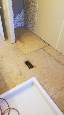 Subfloor rot repair