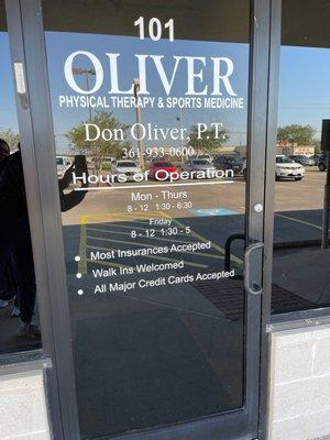 Oliver Physical Therapy & Sports  Medicine  Centers