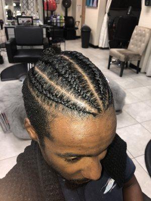 Men's cornrows