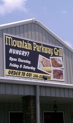 The name is actually Mountain Parkway Grill.