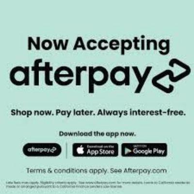 Now accepting afterpay