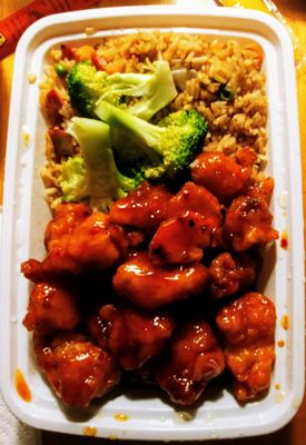 Orange Chicken Dinner Combo