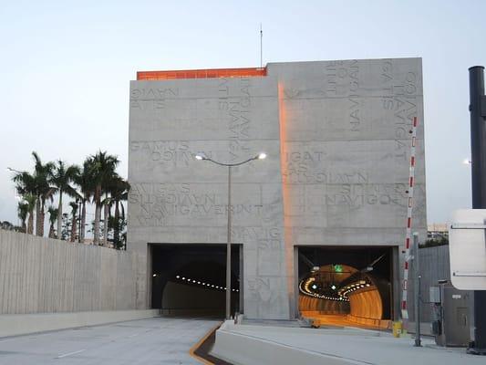 Portals of tunnel....public domain photo taken from the Internet.