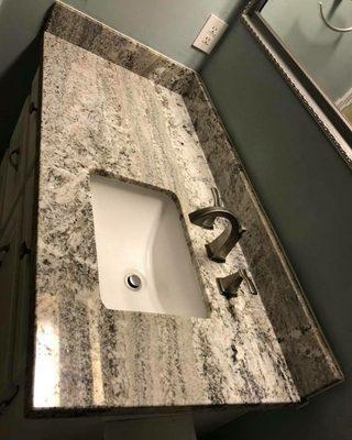 Undermount Sinks in a Bathroom countertops.