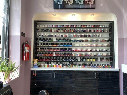 Nail color selection