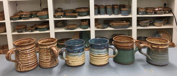 Shiloh Pottery mugs