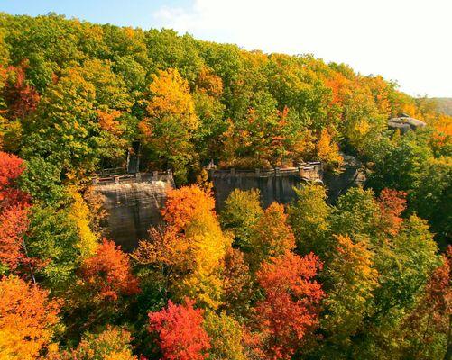 Fall Foliage Season usually peaks the 1st & 2nd weeks of Oct. in the ANF