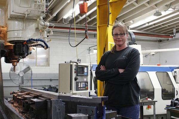 Woman can be machinists, too!