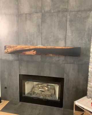 Custom Mantle for a customer in Circle C