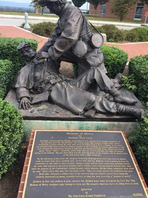 Statue of the Good Samaritan at the Harrisburg Civil War Museam