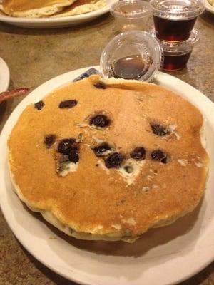 Blueberry pancakes